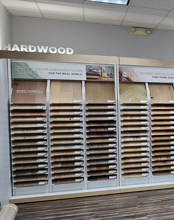 Hardwood Flooring Store Display in Wasilla, AK